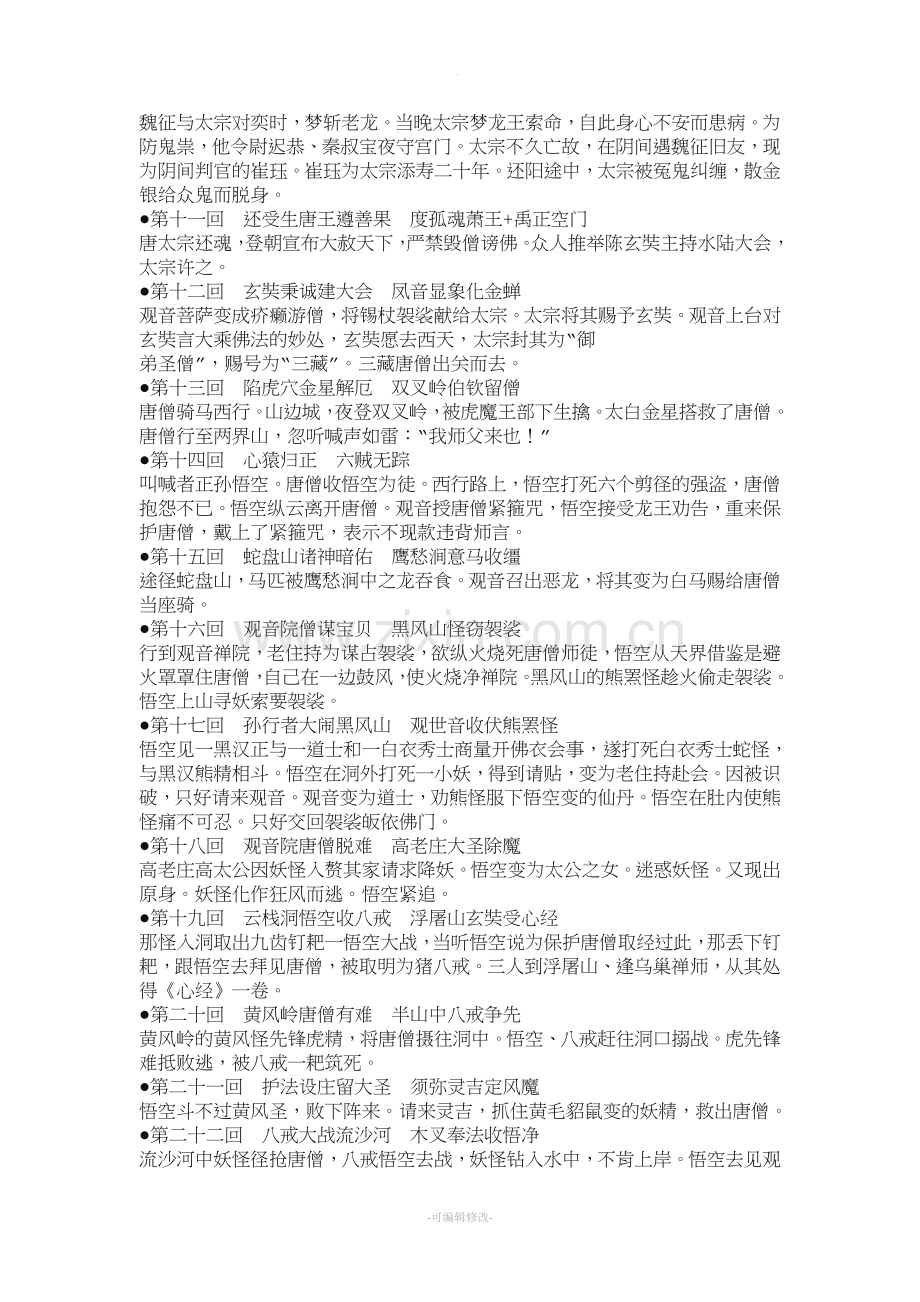 西游记章节概括.doc_第2页