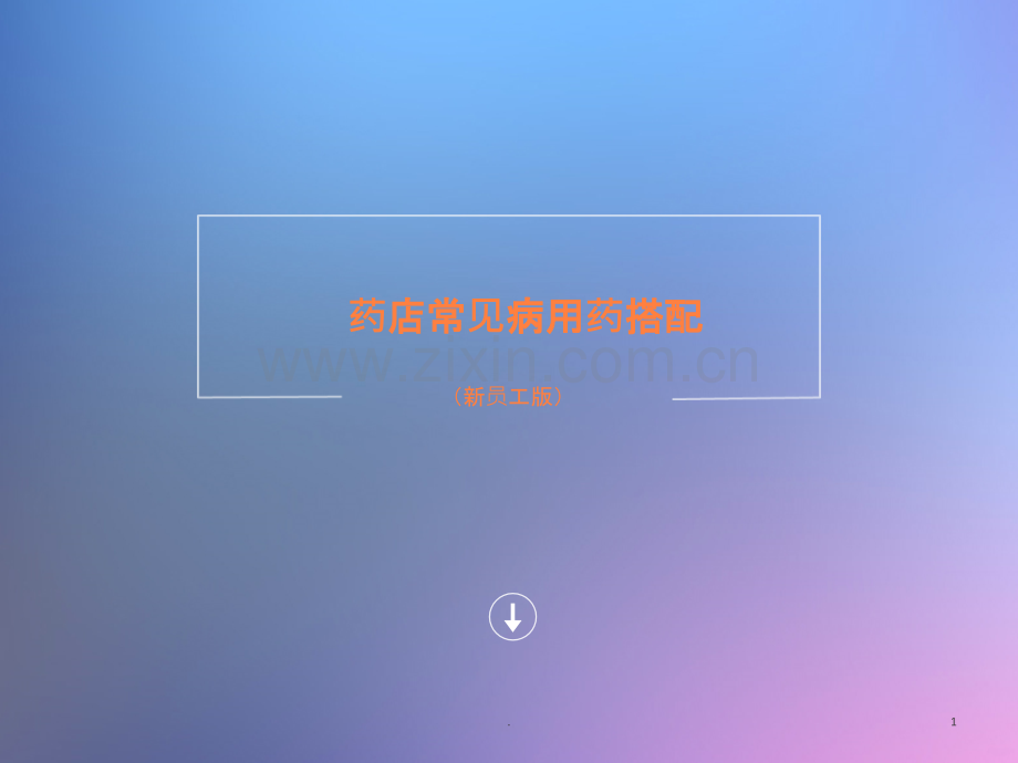 药店常见病用药搭配.ppt_第1页