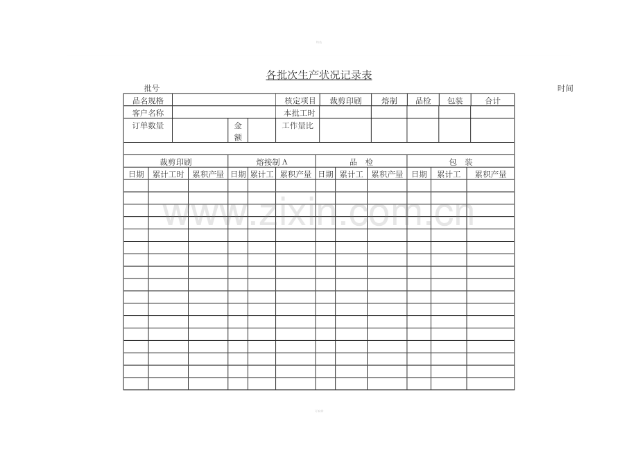 十七、各批次生产状况记录表.doc_第1页