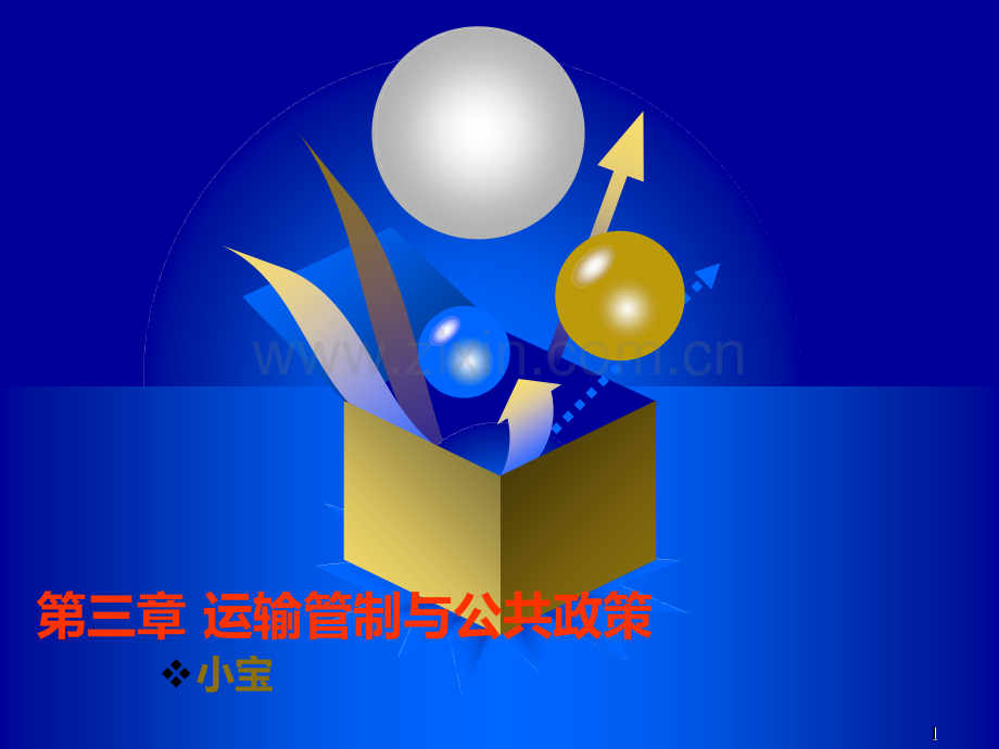 运输管制与公共政策PPT课件.ppt_第1页