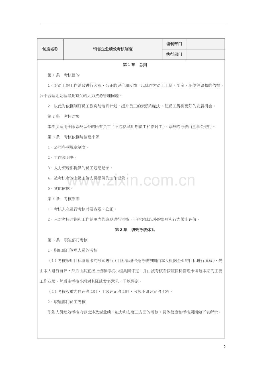 不同行业绩效考核制度概论.docx_第2页