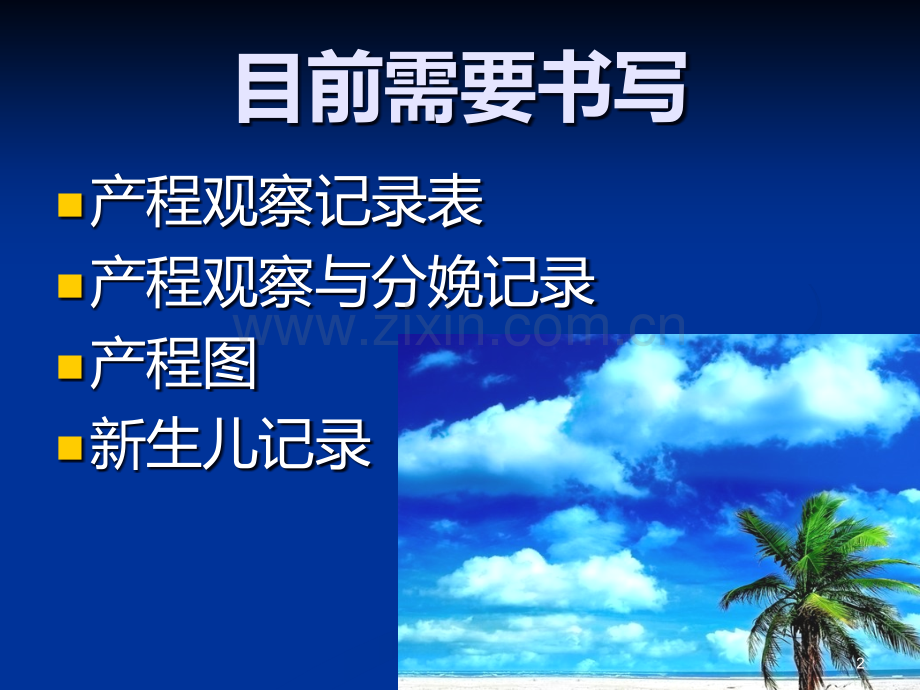 产科护理病例书写要求PPT课件.ppt_第2页