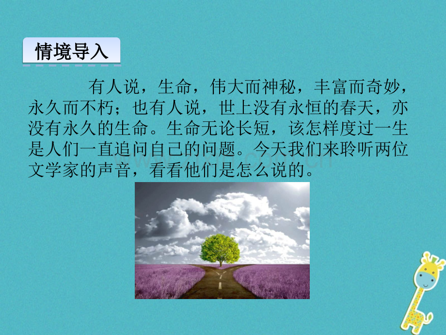 《散文二篇永久的生命我为什么而活着》PPT课件.ppt_第2页