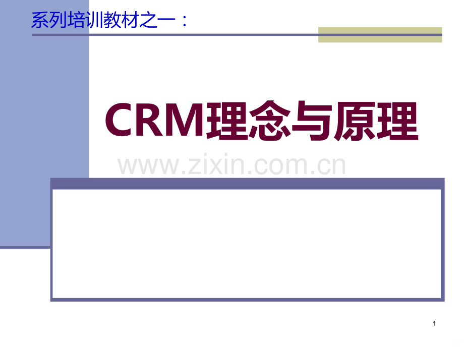 CRM原理与理念[]PPT课件.ppt_第1页