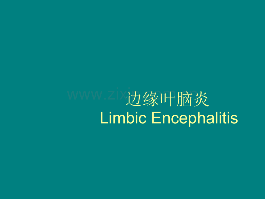 边缘叶脑炎ppt课件.ppt_第1页