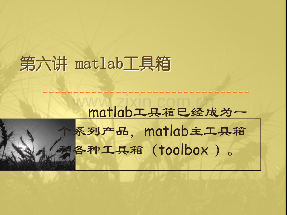 6-matlab工具箱.ppt_第1页