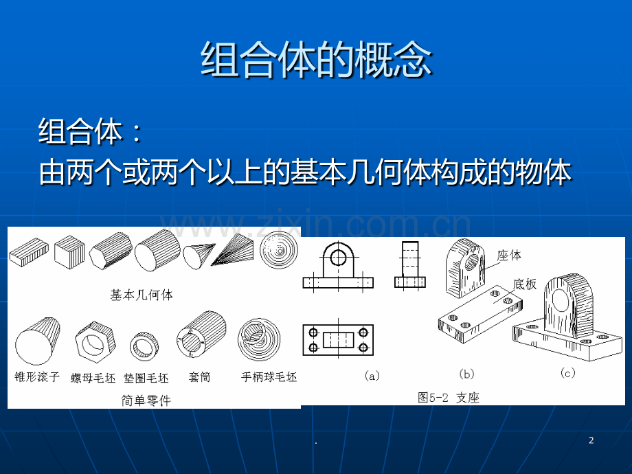 组合体的概念及分析方法PPT课件.ppt_第2页