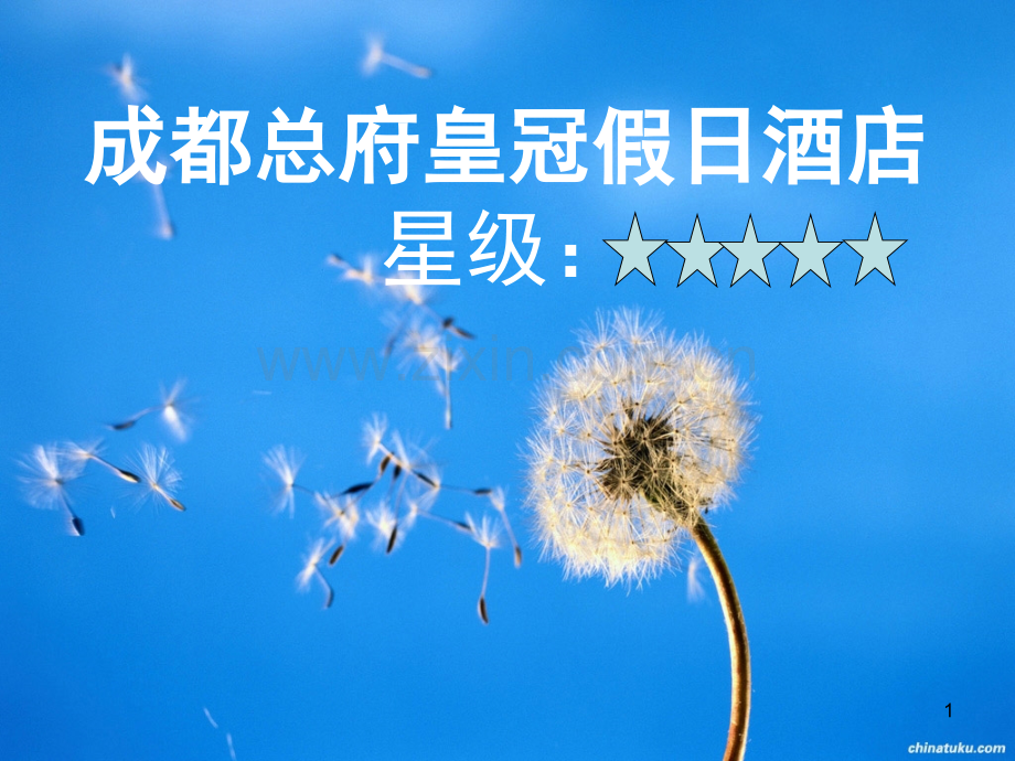 成都总府皇冠假日酒店PPT课件.ppt_第1页