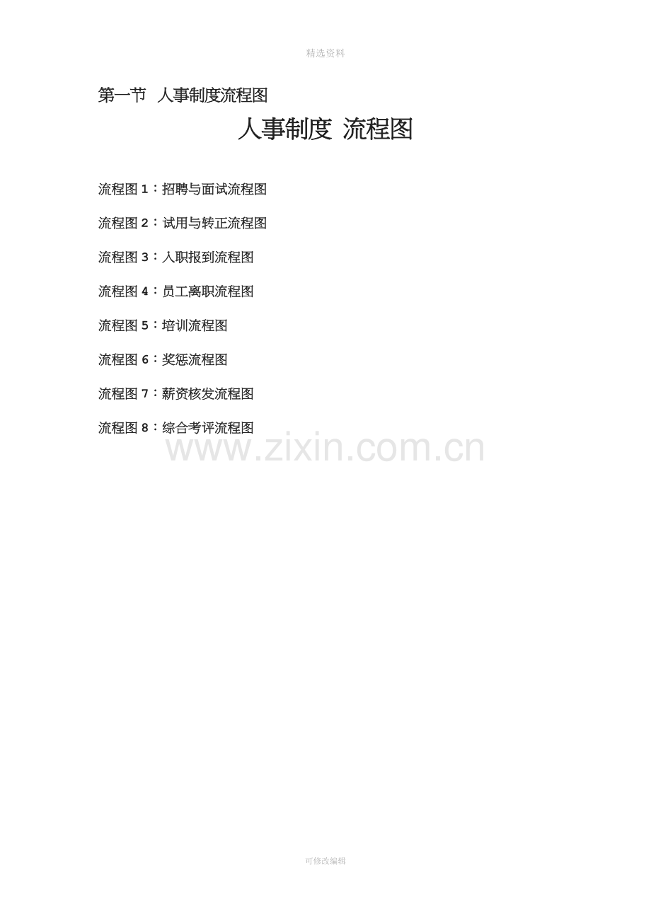人事制度流程图[001].docx_第1页