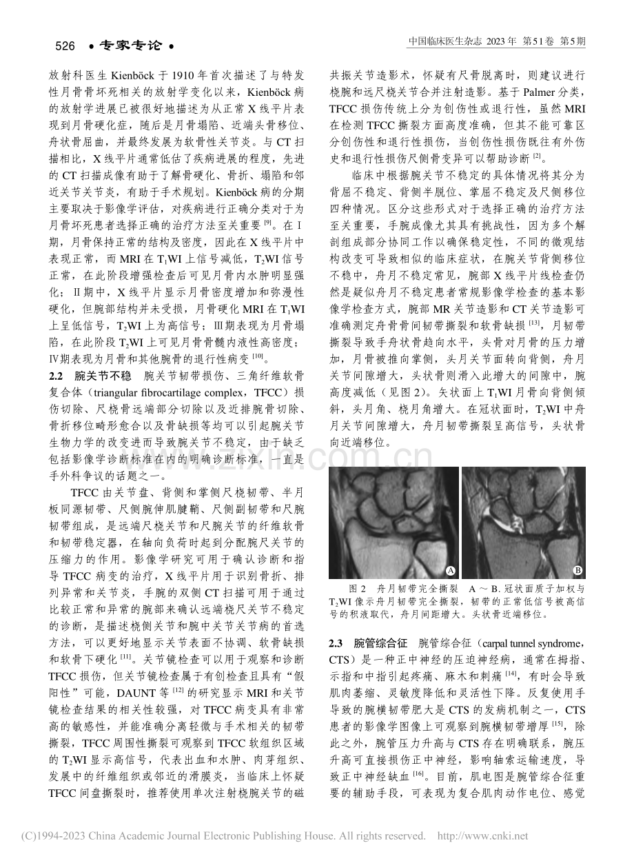 腕关节病变影像学诊断_王嵩.pdf_第2页