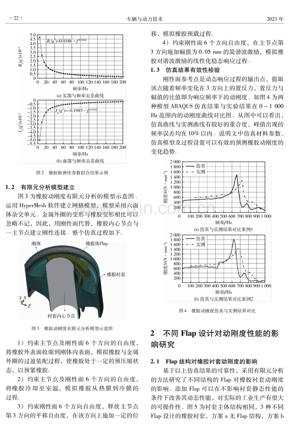 添加橡胶块对橡胶衬套动刚度的影响研究.pdf_第3页