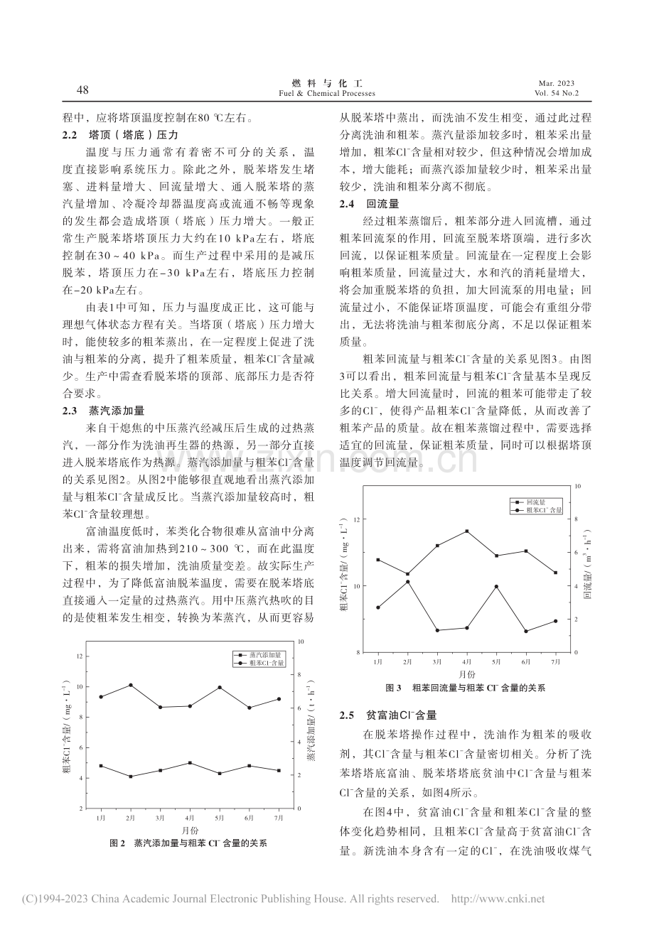 脱苯塔参数对粗苯Cl--含量影响的研究_吕新哲.pdf_第3页