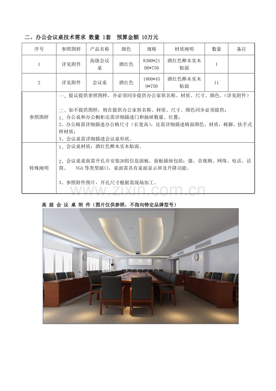 智能白板采购需求表.doc_第2页