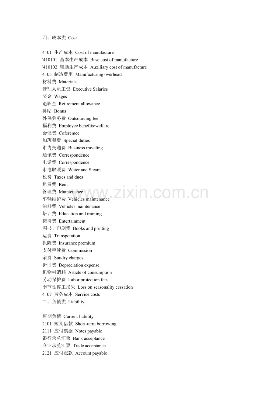 会计科目的中英文对照表—营业费用(operating-expenses).doc_第1页