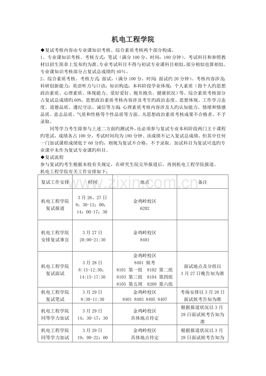 桂林电子科技大学硕士研究生各学院复试考核内容与考核方式(网挂).doc_第2页