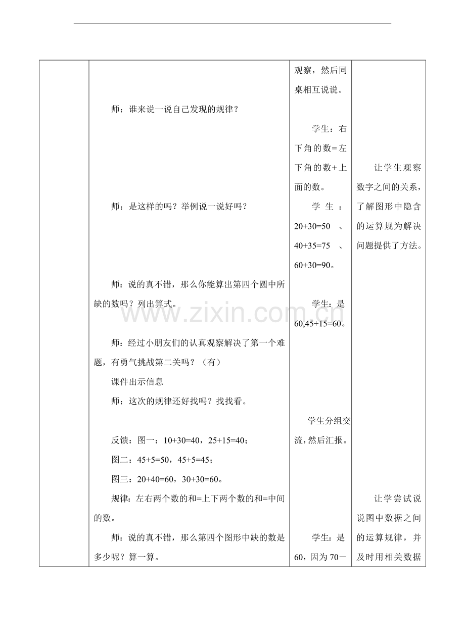 冀教版数学一年级下册《数图结合问题》教案.doc_第2页