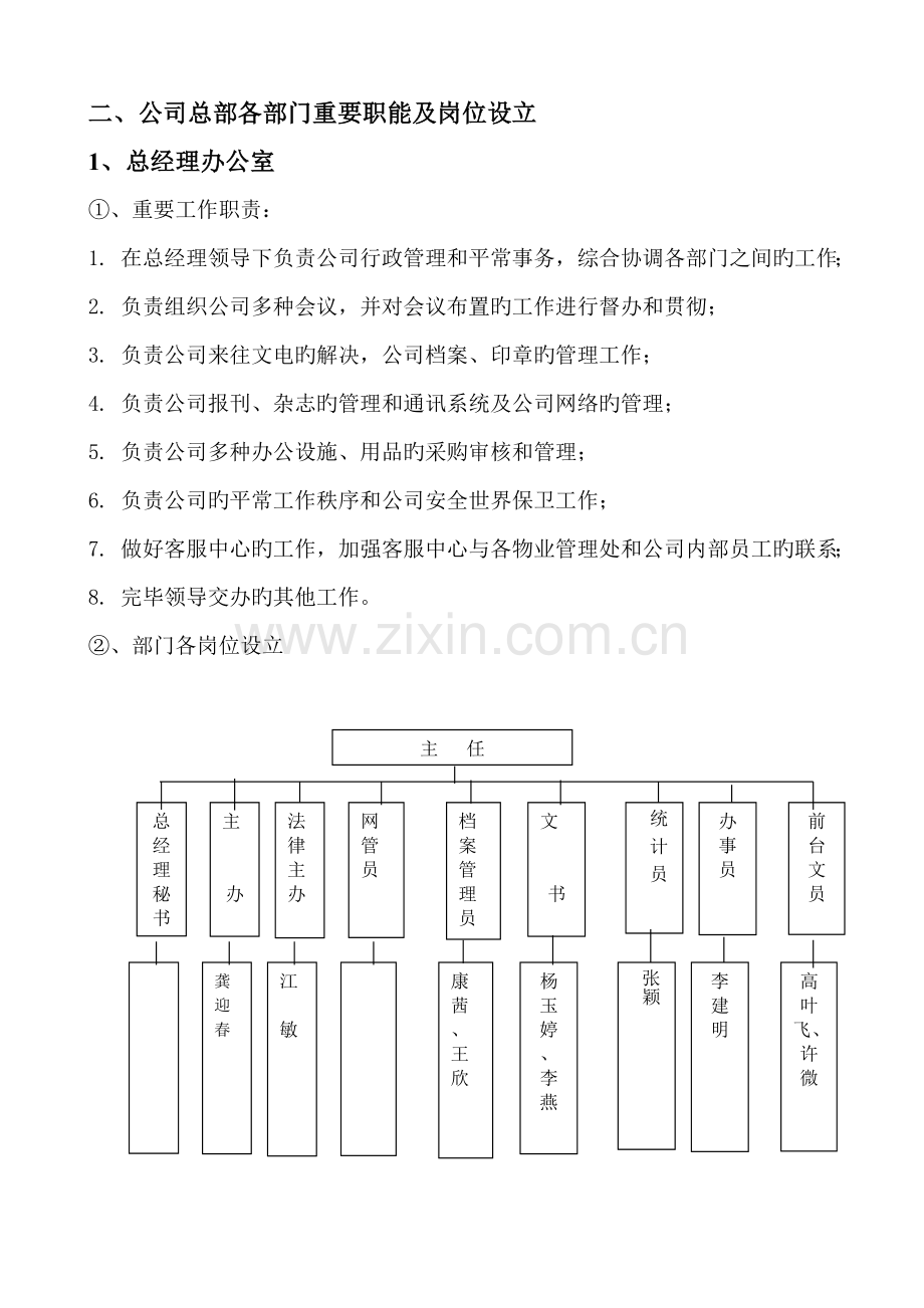 深圳市公司组织架构及各岗位设置.doc_第2页