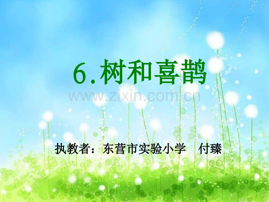 公开课优秀课件.树和喜鹊.ppt_第1页