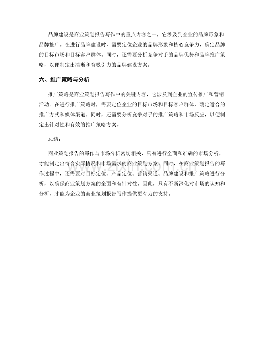 商业策划报告写作与市场分析.docx_第2页