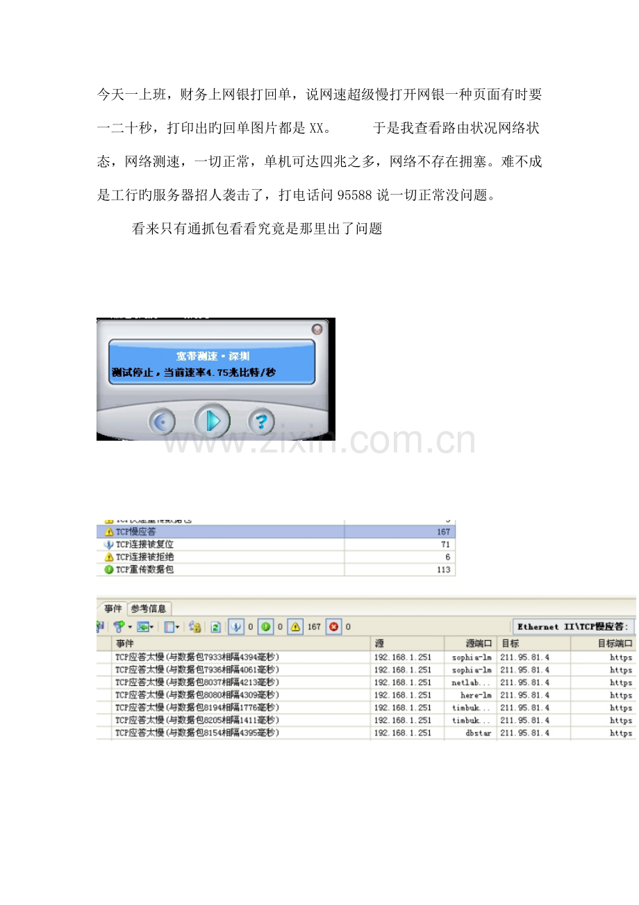 某银行网银访问慢的问题解决过程.doc_第1页