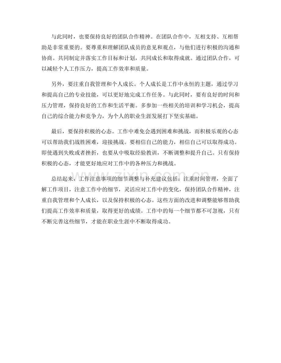 工作注意事项的细节调整与补充建议.docx_第2页
