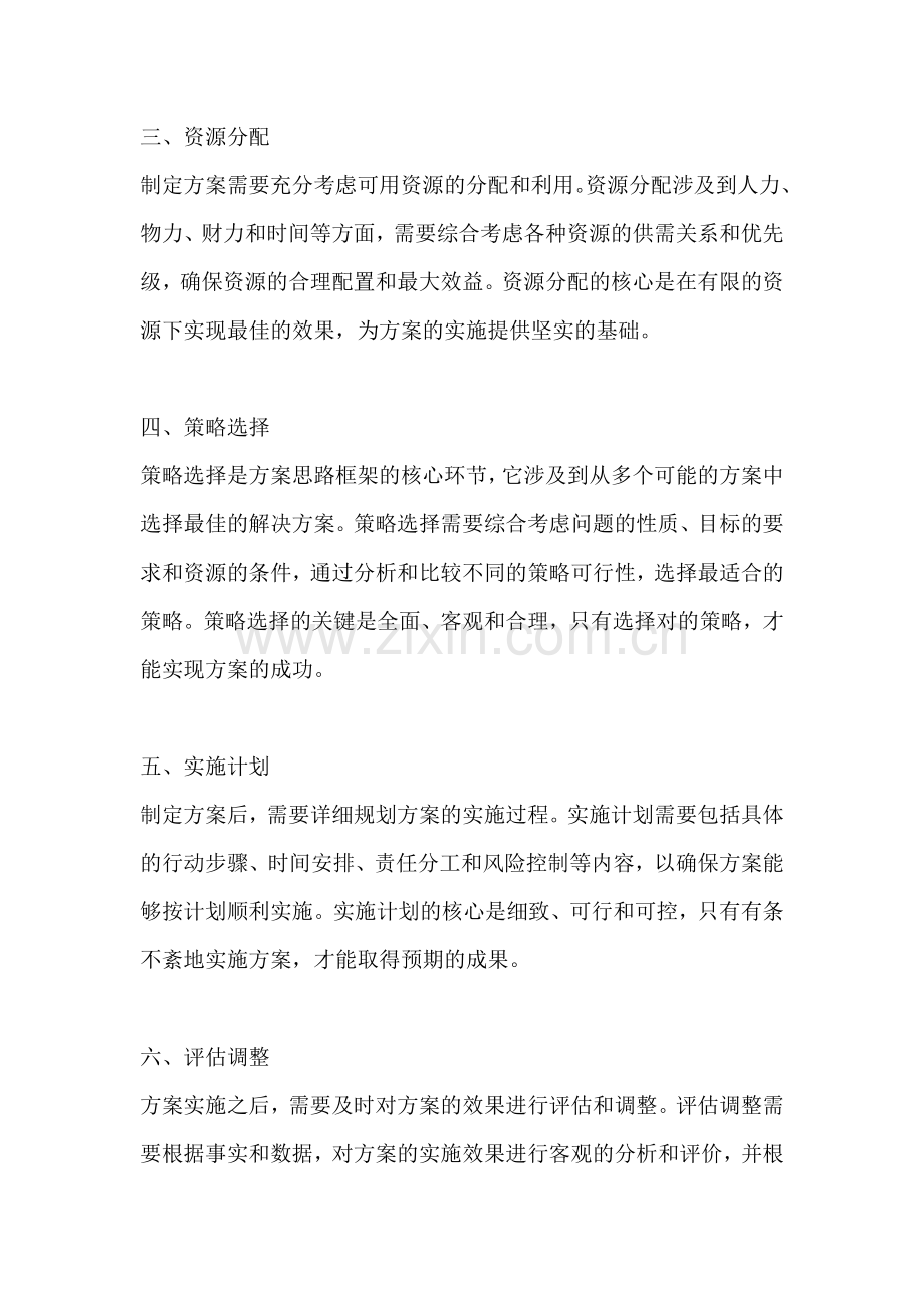 方案的思路框架包括什么.docx_第2页