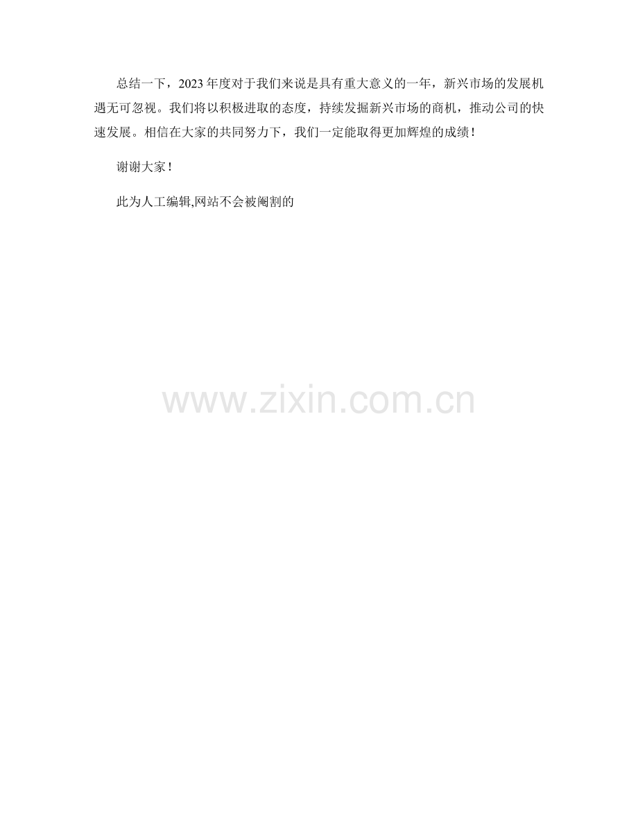 2023年度报告：新兴市场的发展机遇.docx_第2页