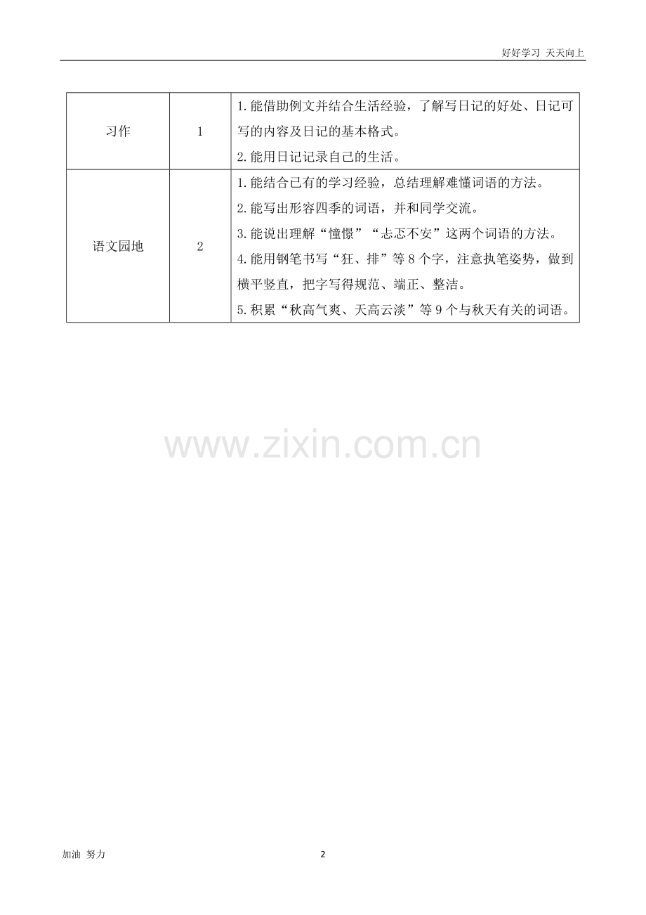 小学语文人教版三年级上册第二单元单元统整备课.docx_第2页