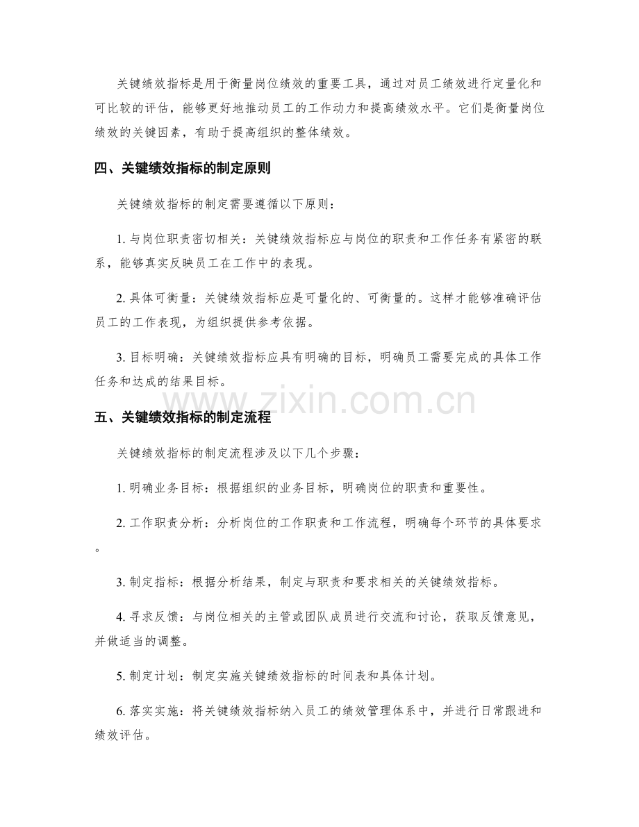 岗位职责的职位权责和关键绩效指标.docx_第2页