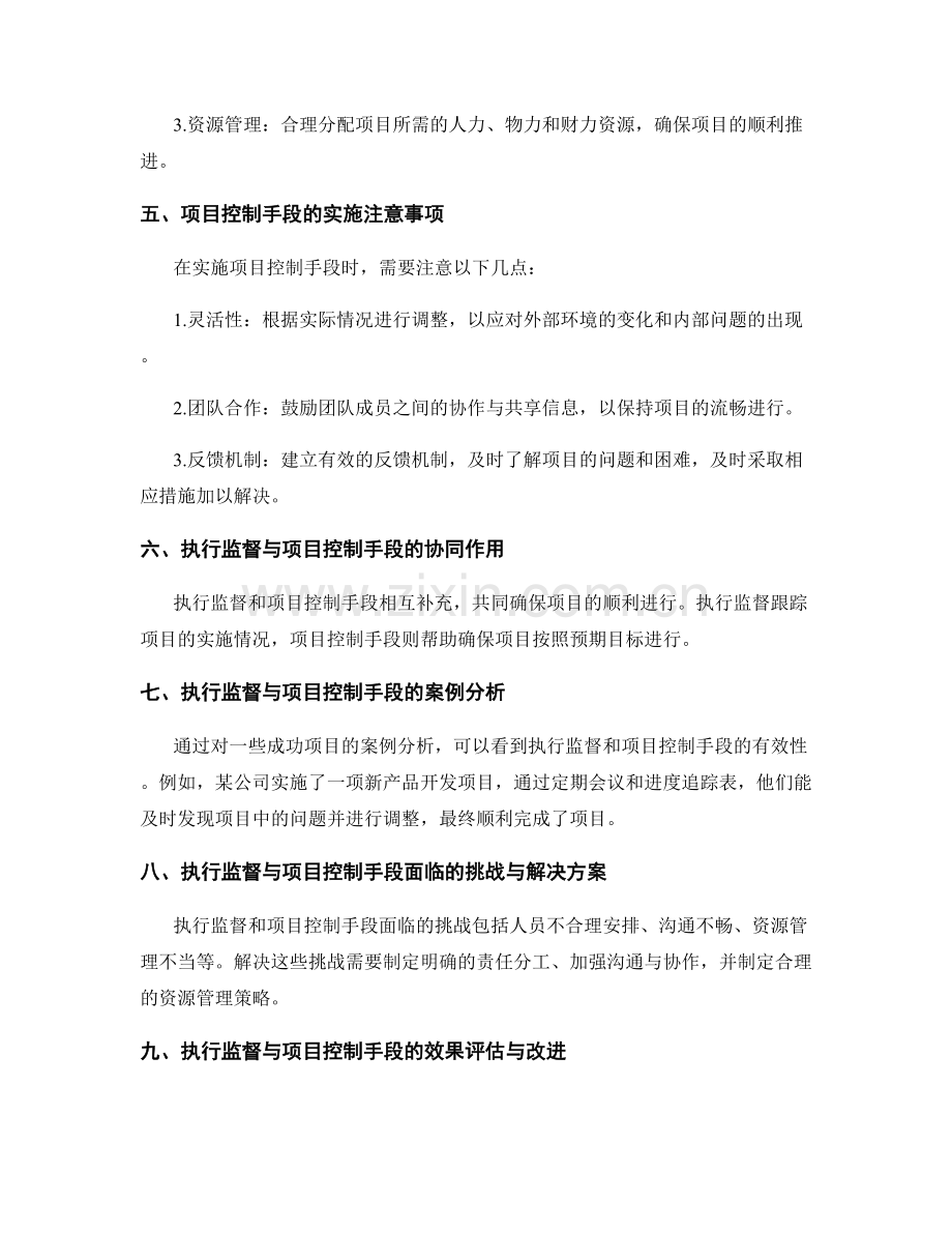 实施方案的执行监督与项目控制手段.docx_第2页