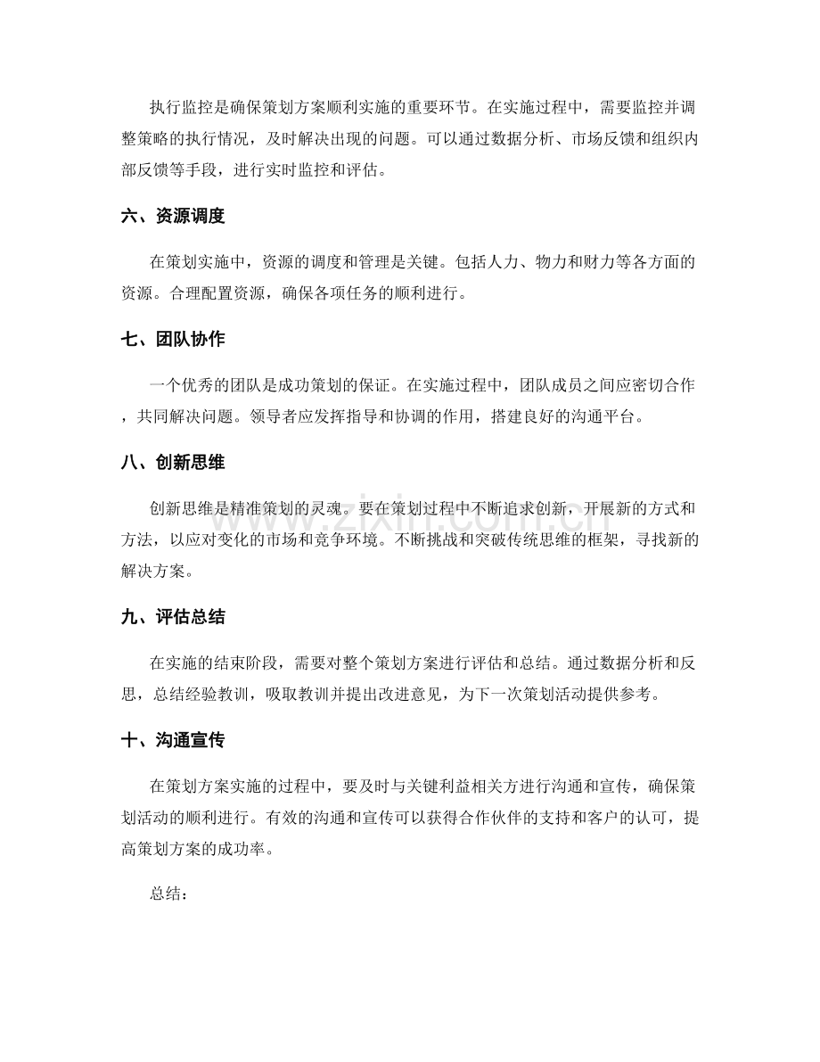精准策划方案的要点与实施方法.docx_第2页