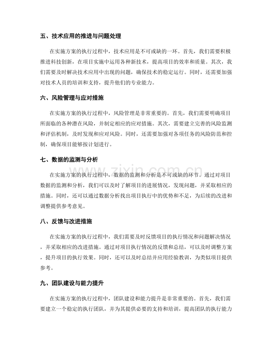 实施方案的执行进度与问题处理.docx_第2页