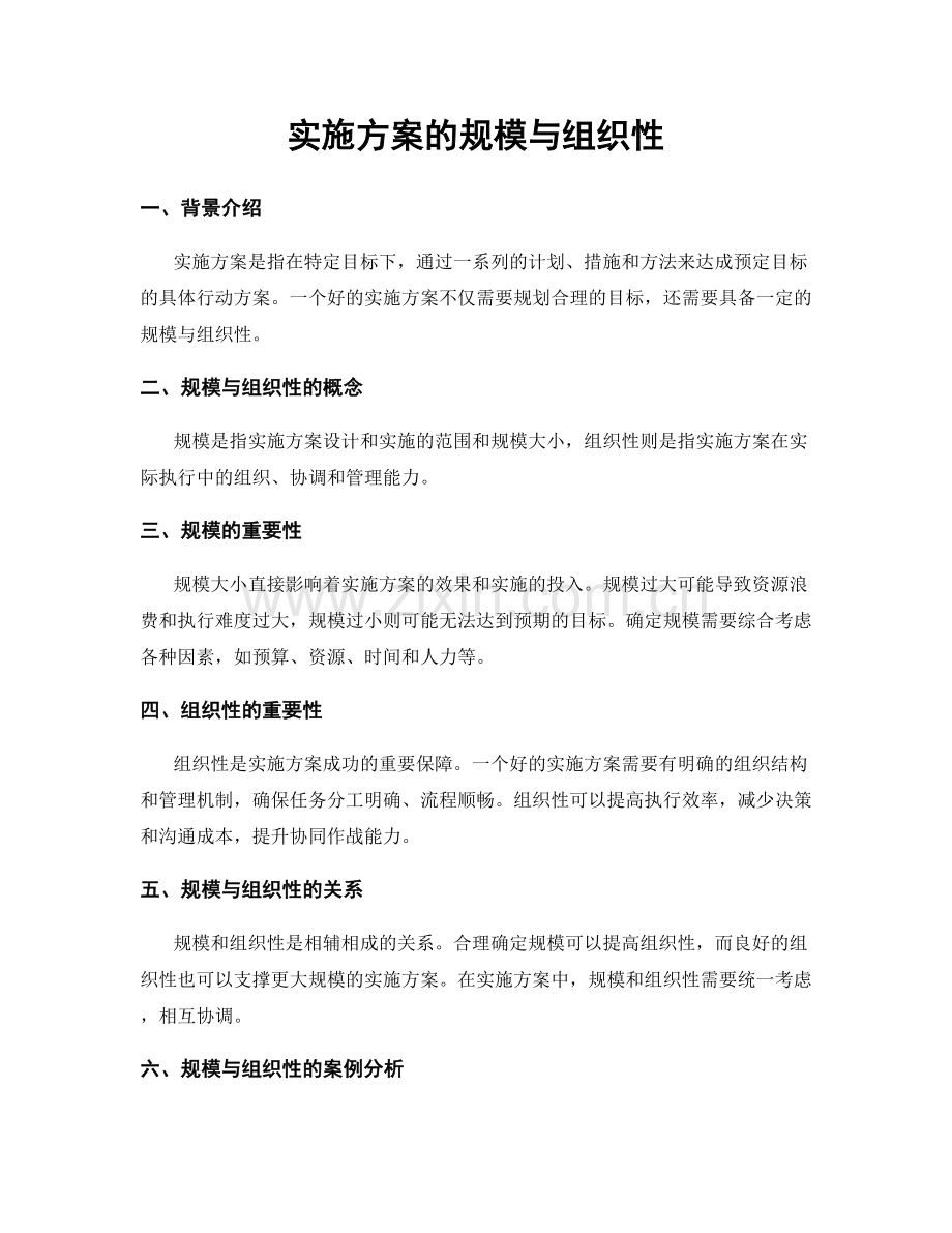 实施方案的规模与组织性.docx_第1页