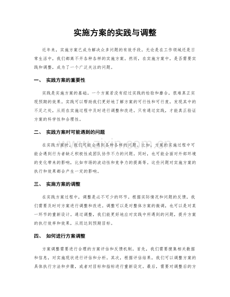 实施方案的实践与调整.docx_第1页