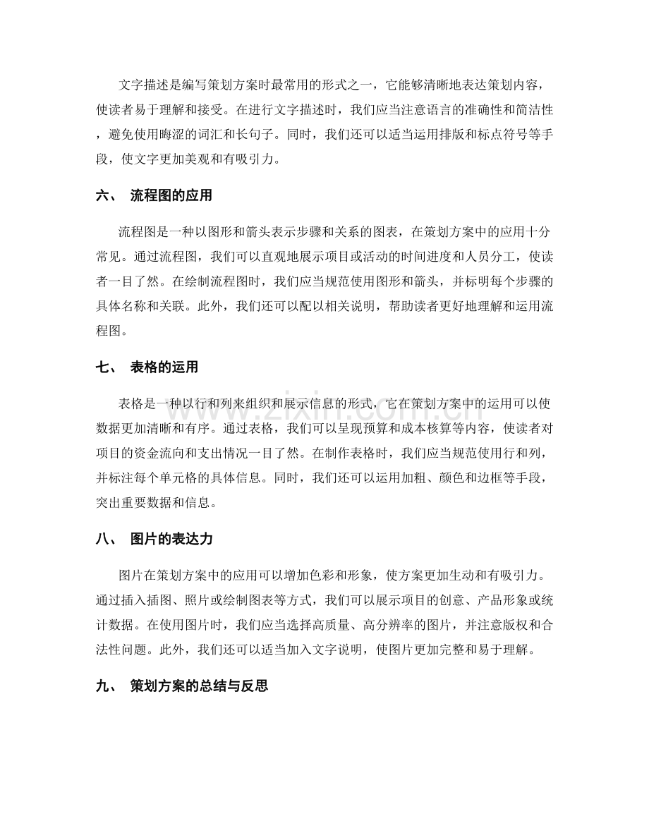 策划方案的编写和呈现形式.docx_第2页