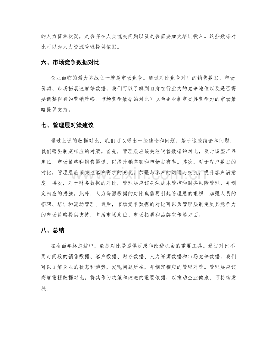 全面年终总结的数据对比与管理层对策建议.docx_第2页