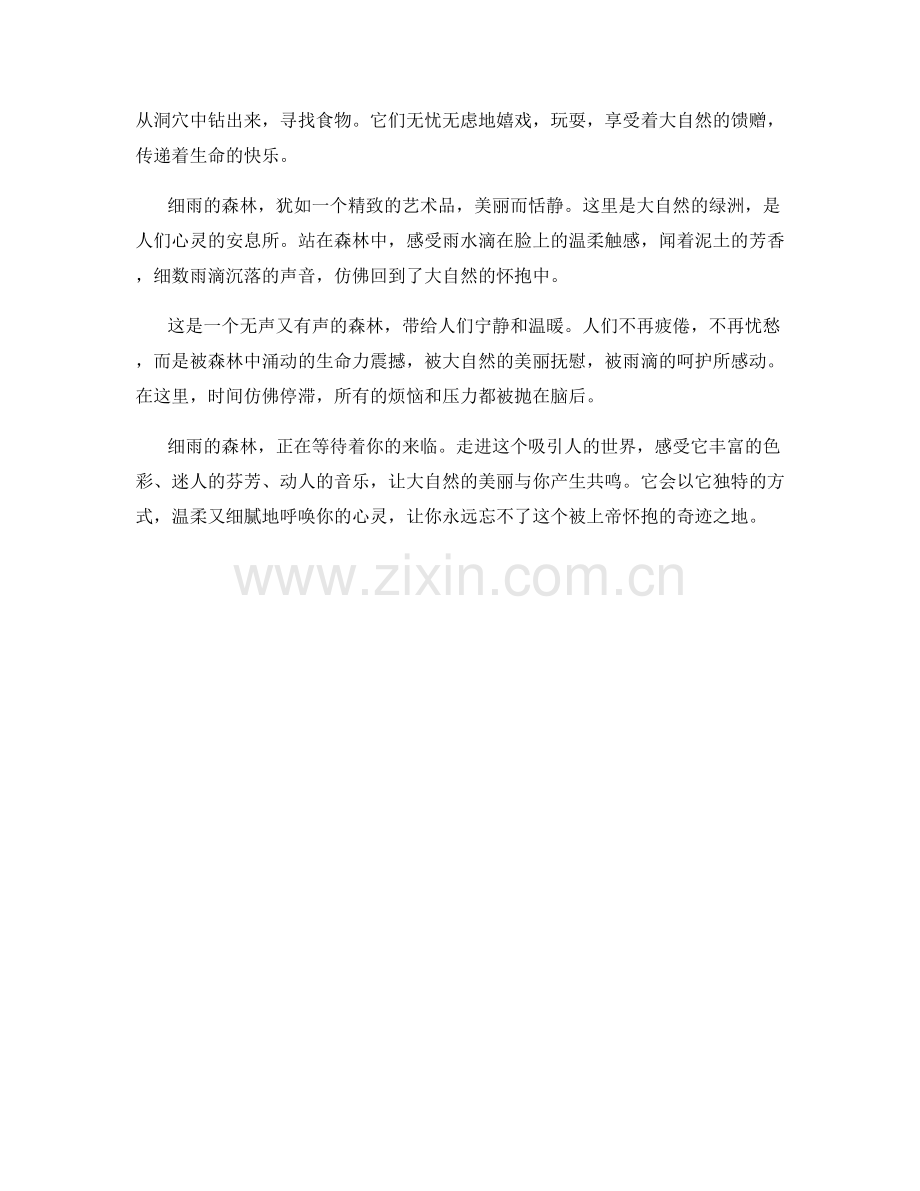 温柔细雨的森林.docx_第2页