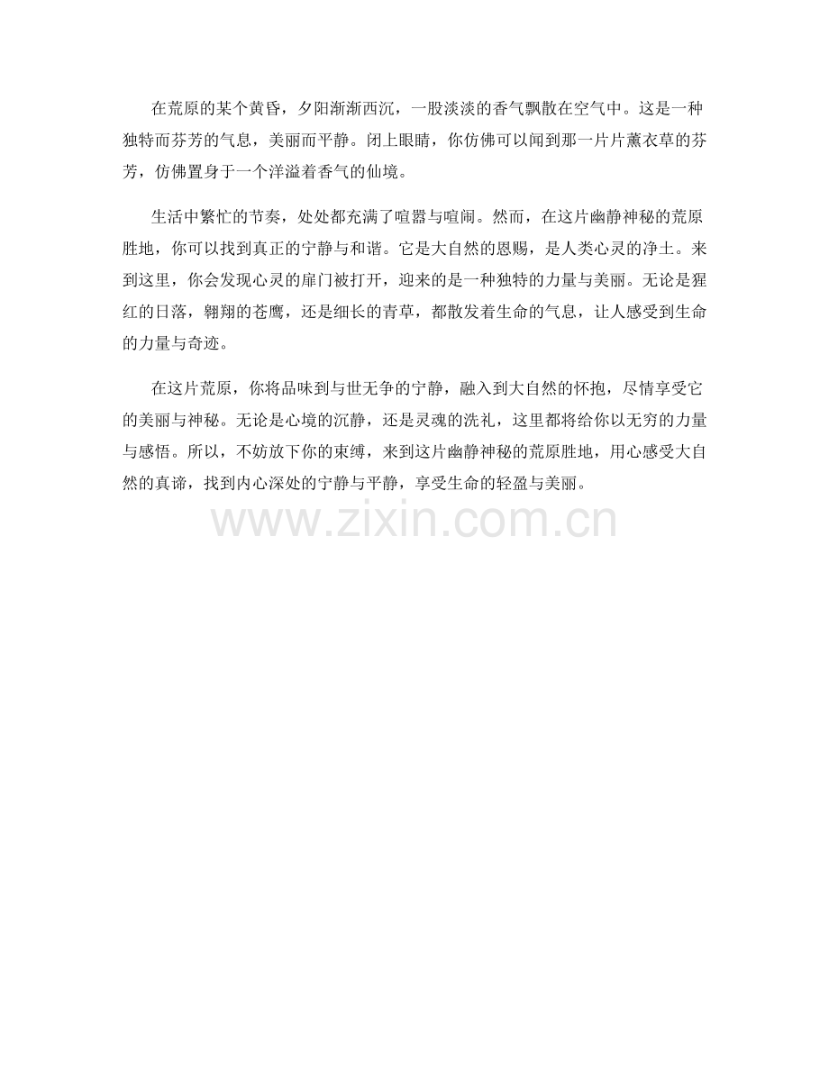 幽静神秘的荒原胜地.docx_第2页