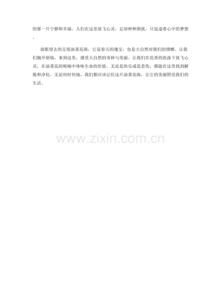 放眼望去的无垠油菜花海.docx_第2页