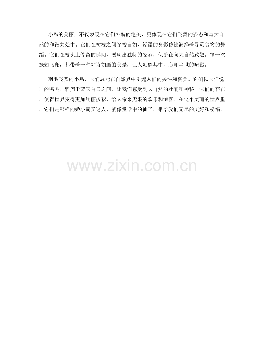 羽毛飞舞的小鸟.docx_第2页