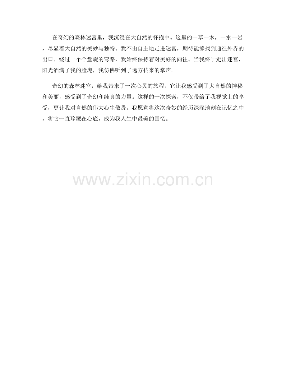 奇幻的森林迷宫.docx_第2页