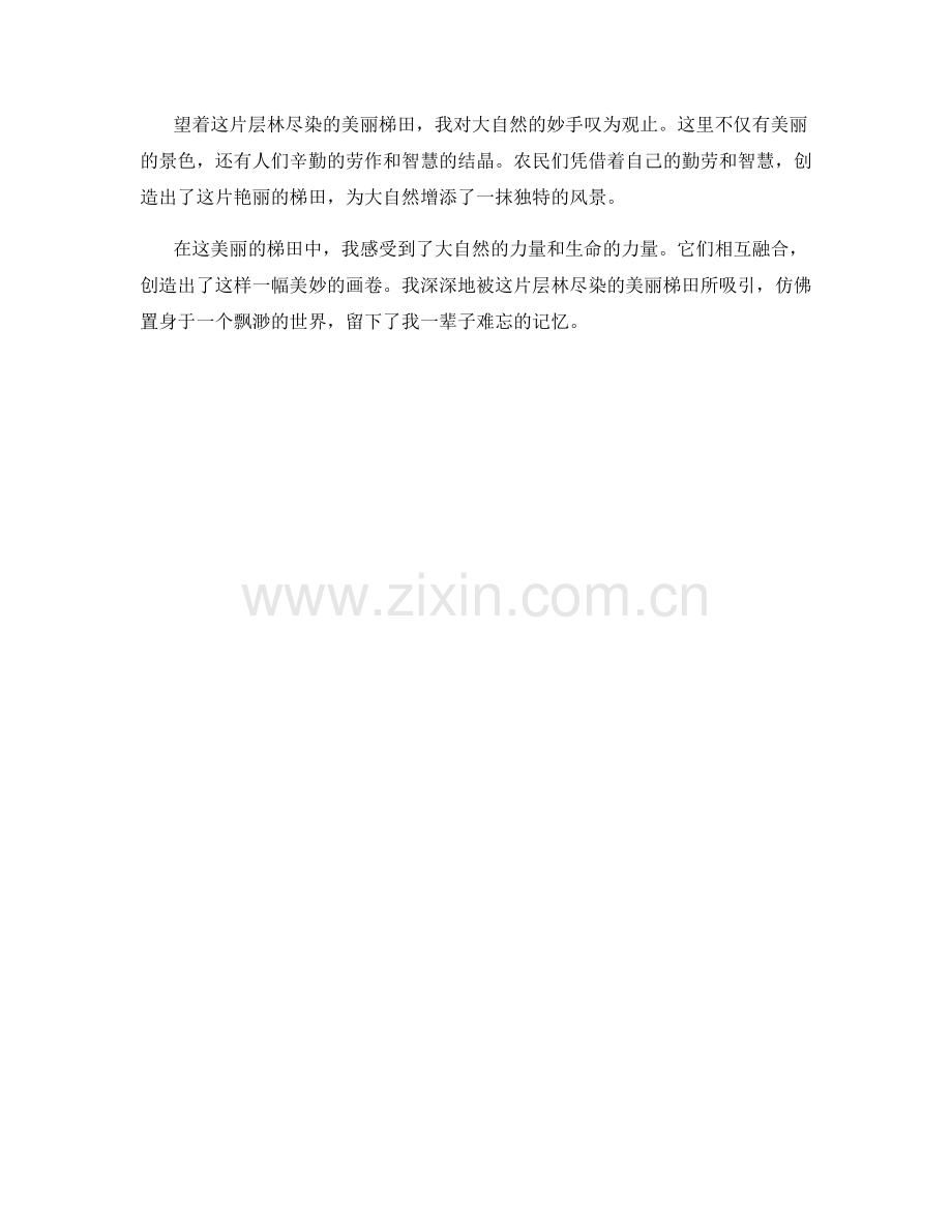 层林尽染的美丽梯田.docx_第2页