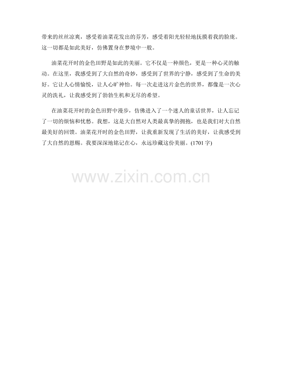 油菜花开时的金色田野.docx_第2页