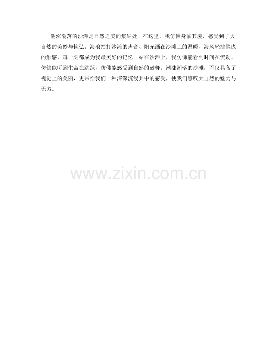潮涨潮落的沙滩.docx_第2页