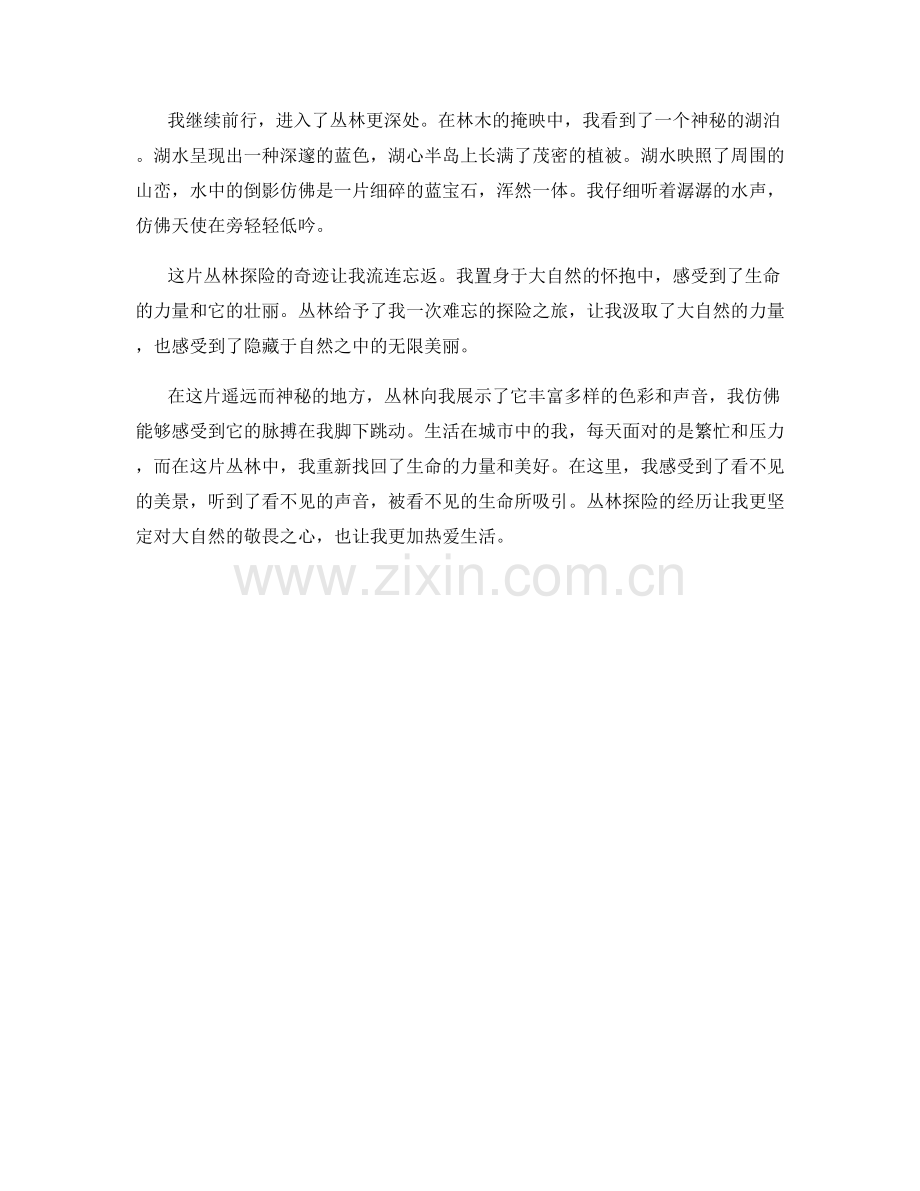 探险冒险的丛林探险.docx_第2页