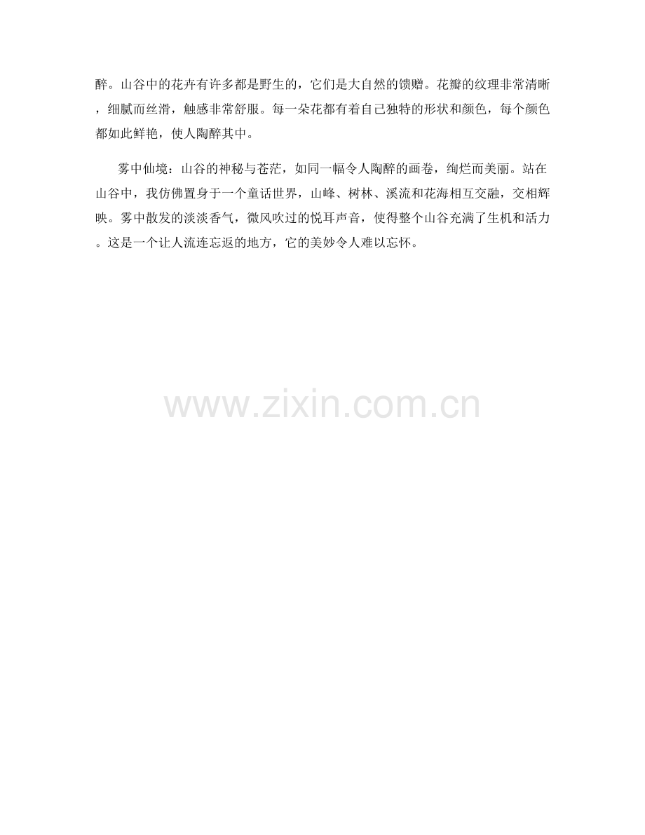 雾中仙境：山谷的神秘与苍茫.docx_第2页