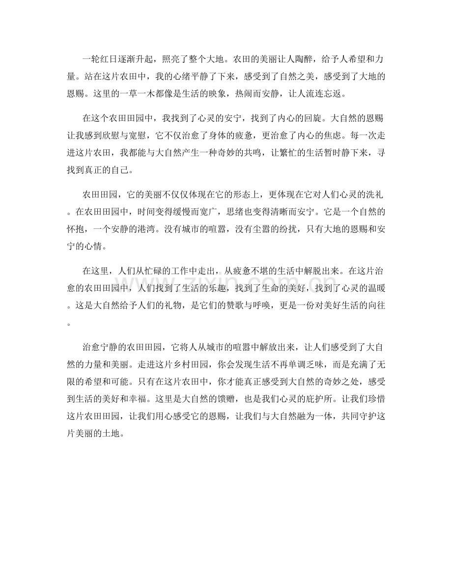 治愈宁静的农田田园.docx_第2页