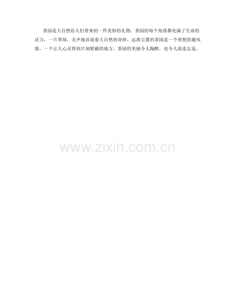 翠绿如洗的茶园.docx_第2页