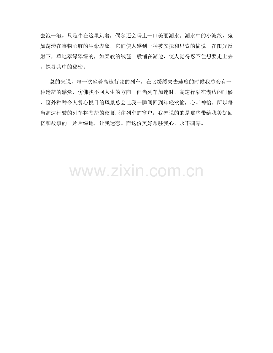 高速行驶的列车和飞逝的风景.docx_第2页