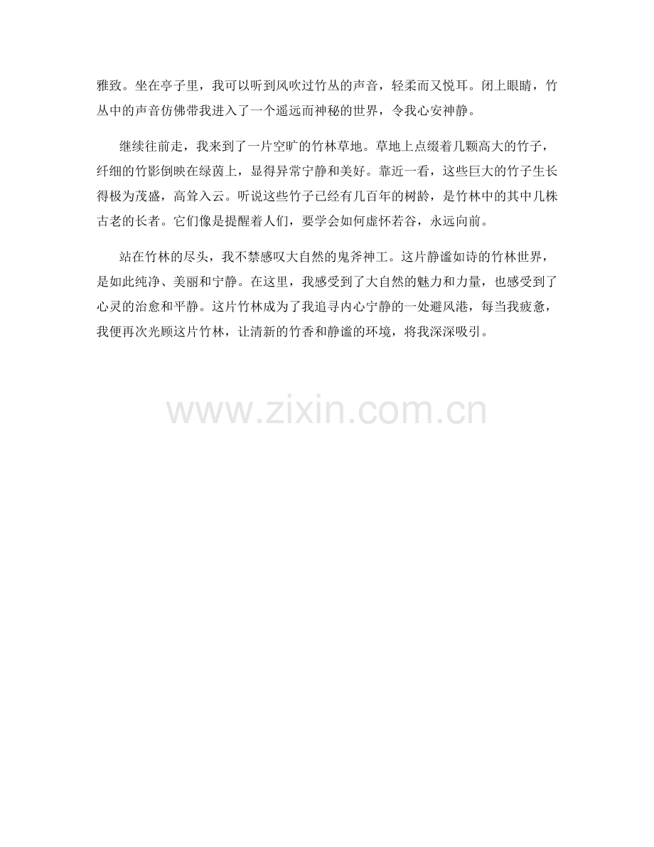 静谧如诗的竹林世界.docx_第2页